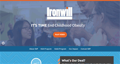 Desktop Screenshot of ironwillfoundation.org